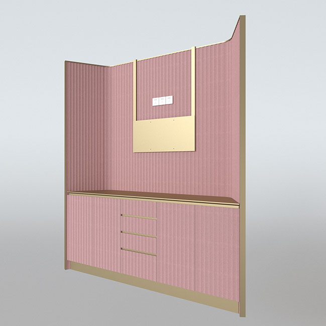 服務(wù)臺背柜